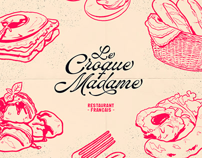 Le Croque-Madame Restaurant — Brand Identity