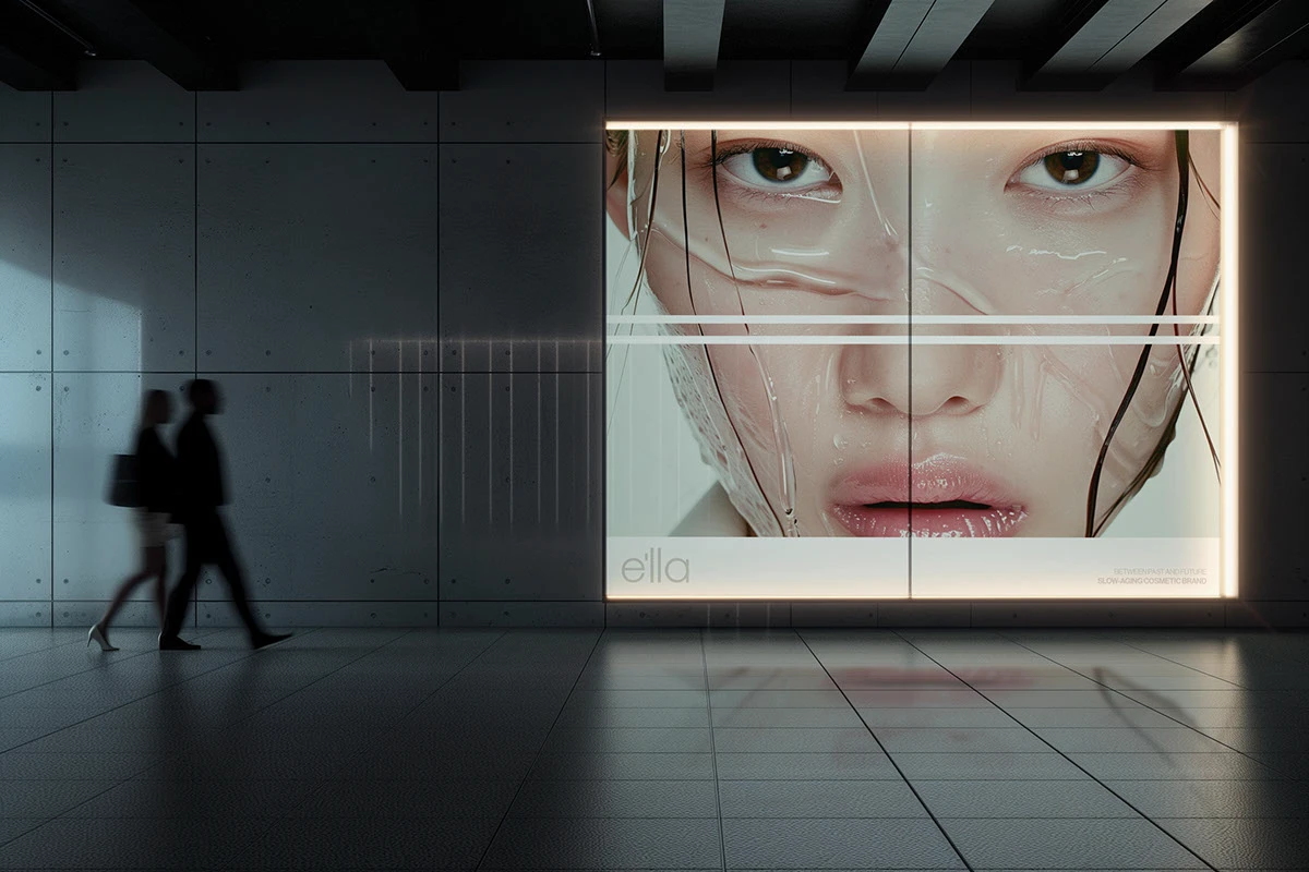 brand identity branding  Brand Design 3d art 3d motion cinema 4d ILLUSTRATION  cosmetics Cosmetic 3д