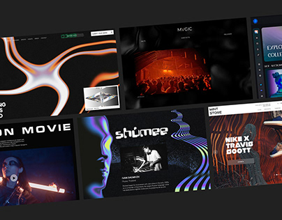 项目缩略图 - Website design portfolio