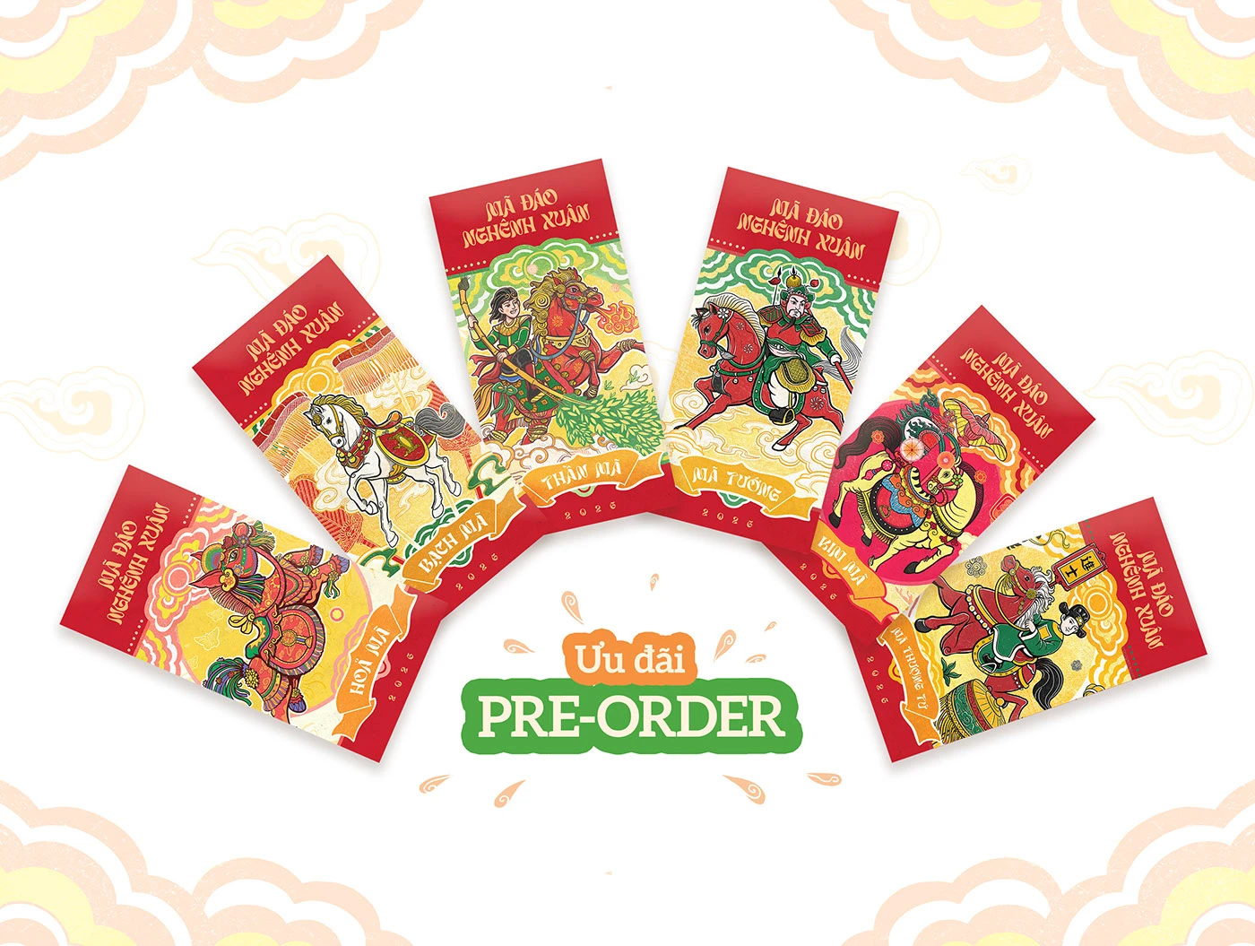 ILLUSTRATION  Digital Art  calendar house design dân gian Hàng Trống Ngựa tet key visual