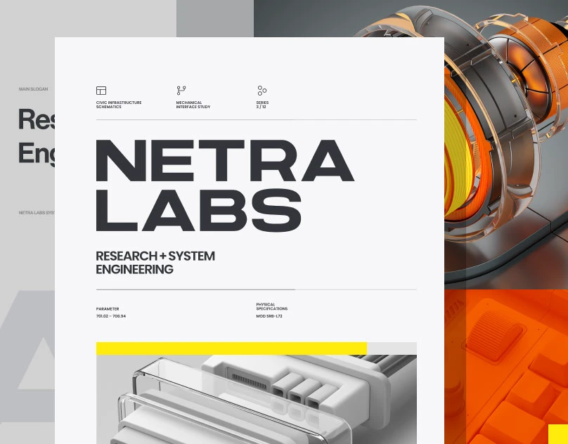 项目缩略图 - Netra Labs / Branding