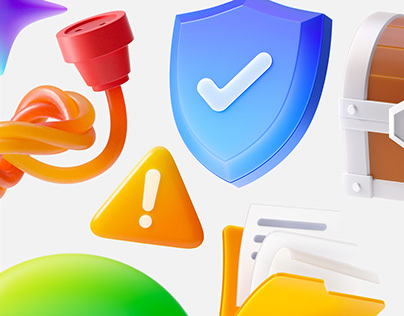 Hyundai Auto Ever - 3D Icon Asset Design