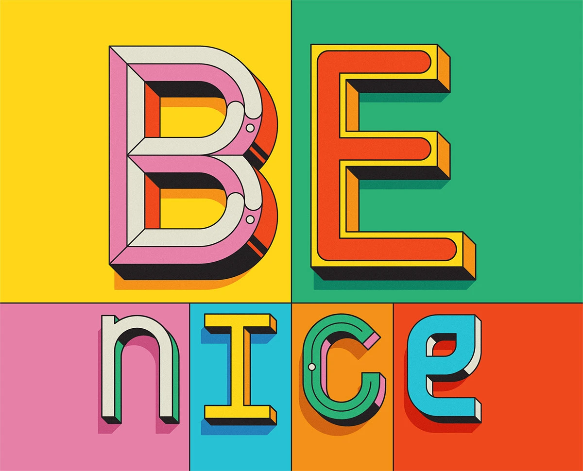 design lettering typography   vector muti ILLUSTRATION  graphic poster art adobe illustrator